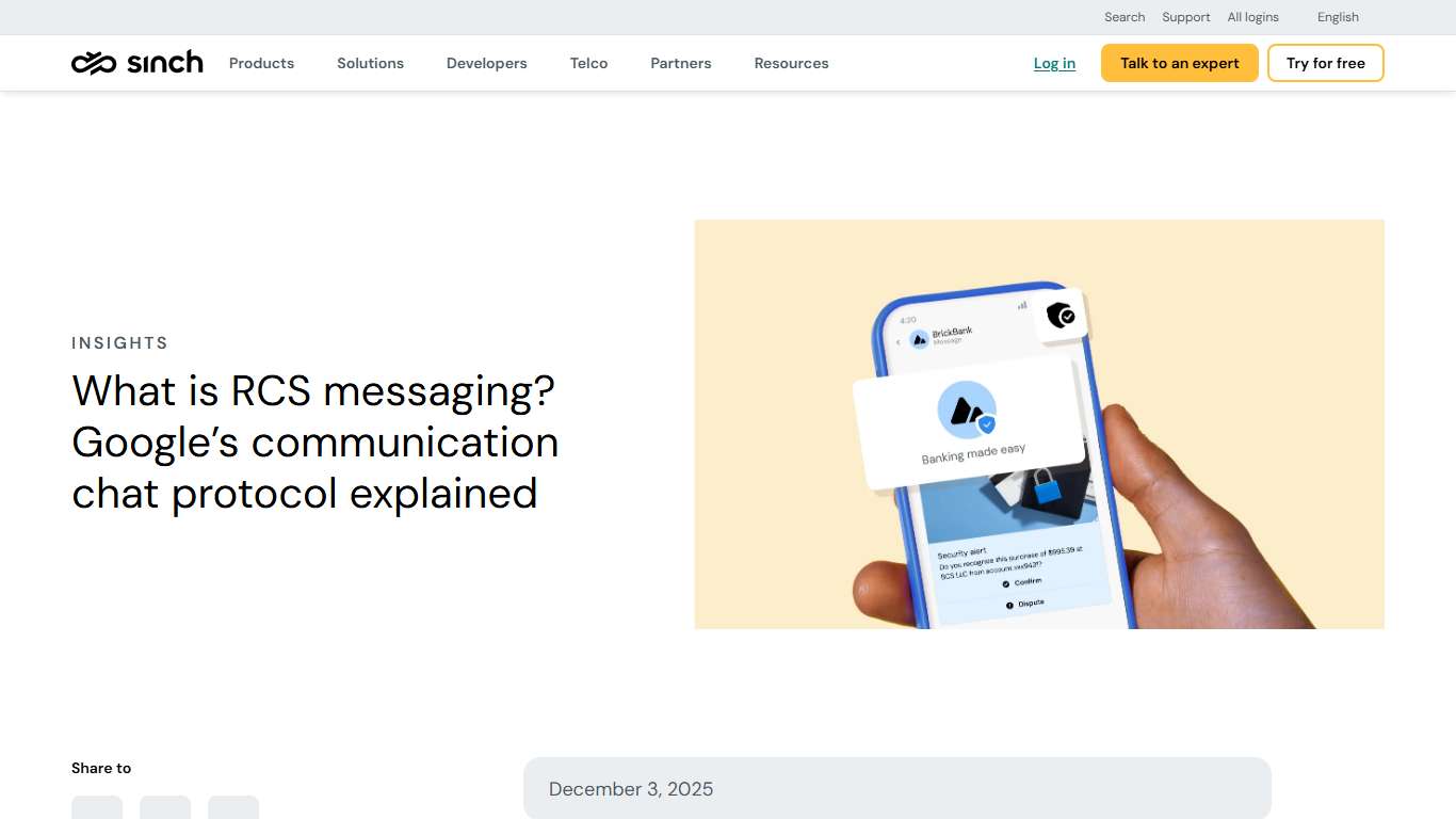 What is RCS Messaging? All You Need to Know in 2026 - Sinch